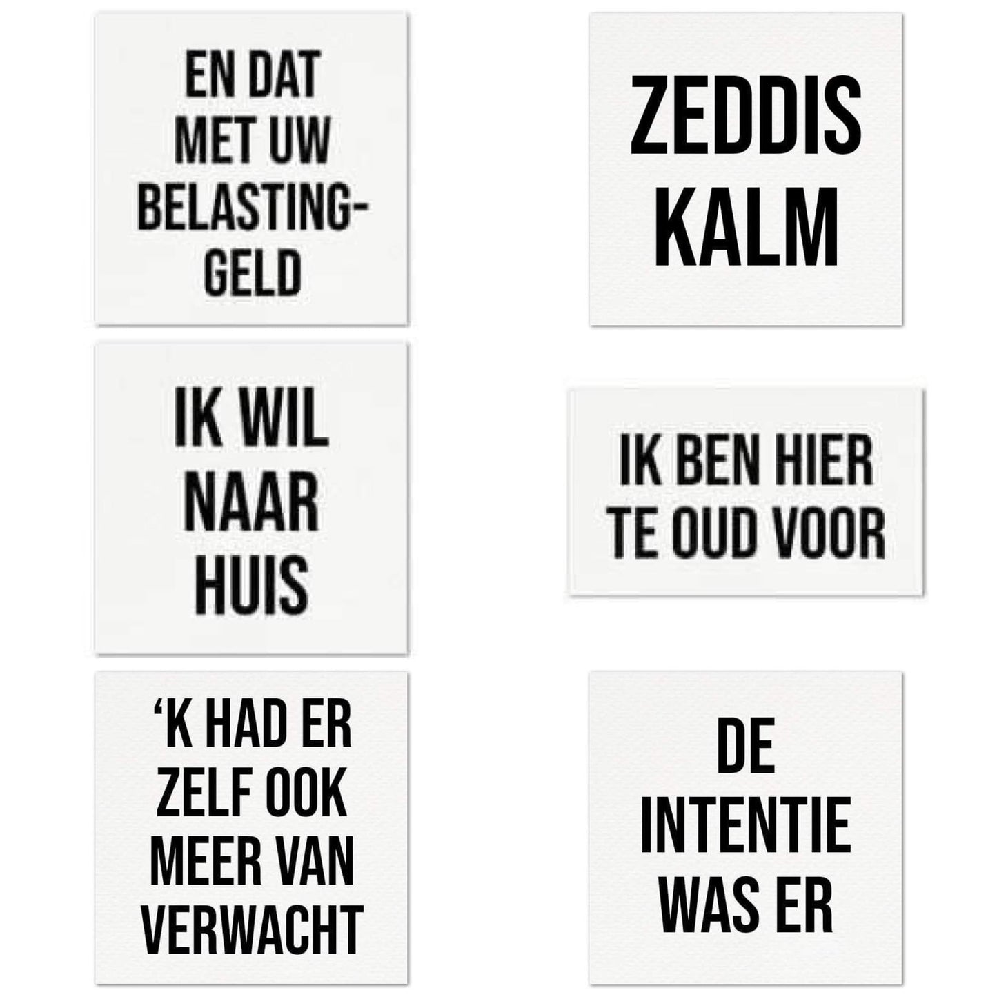Karen François: Stickers multipack (zakje met 20 stuks)