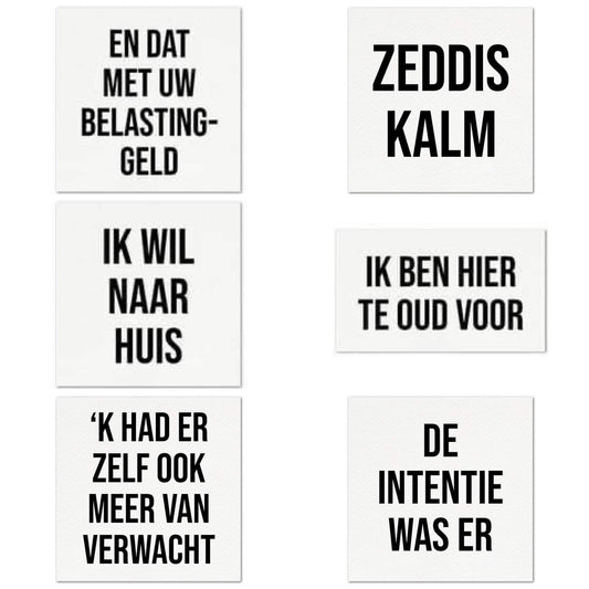Karen François: Stickers multipack (zakje met 20 stuks)