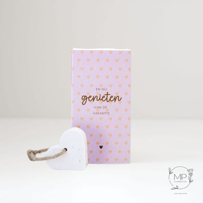 My paperstation:  Little giftbox "Genieten van de vakantie"