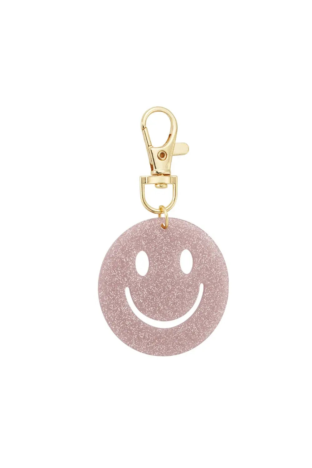 Yehwang: sleutelhanger smiley - poederroze