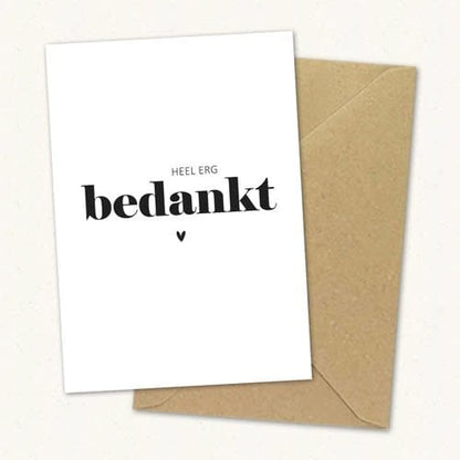 Liefz: Kaart | Heel erg bedankt