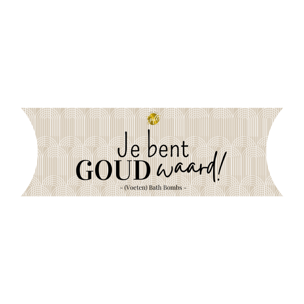 The big gifts: Gondeldoosje Bath Bombs – Goud Waard