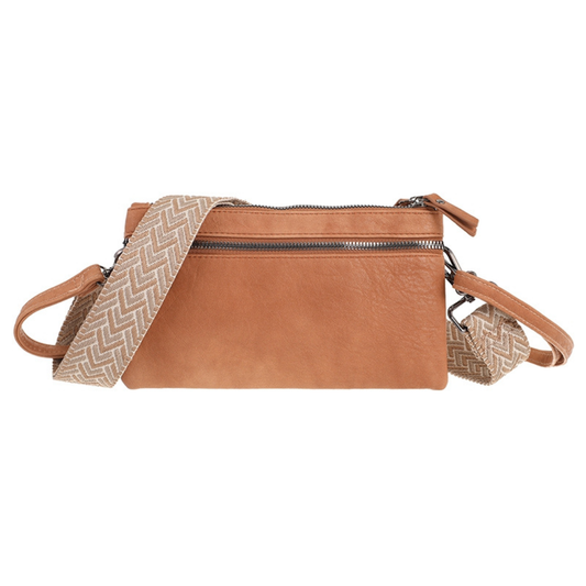 I'm dutch: Handtas - schoudertasje San Leo - Camel