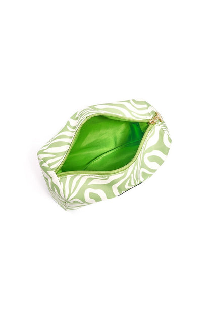 Yehwang: toilettas - groen en ecru