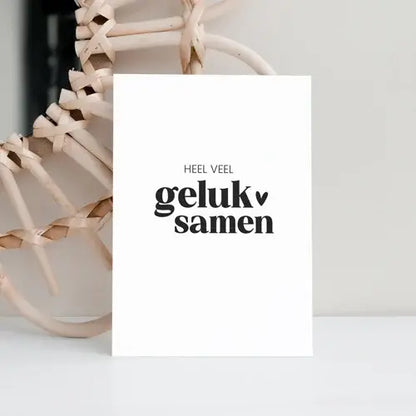 Liefz: kaart a6 - heel veel geluk samen