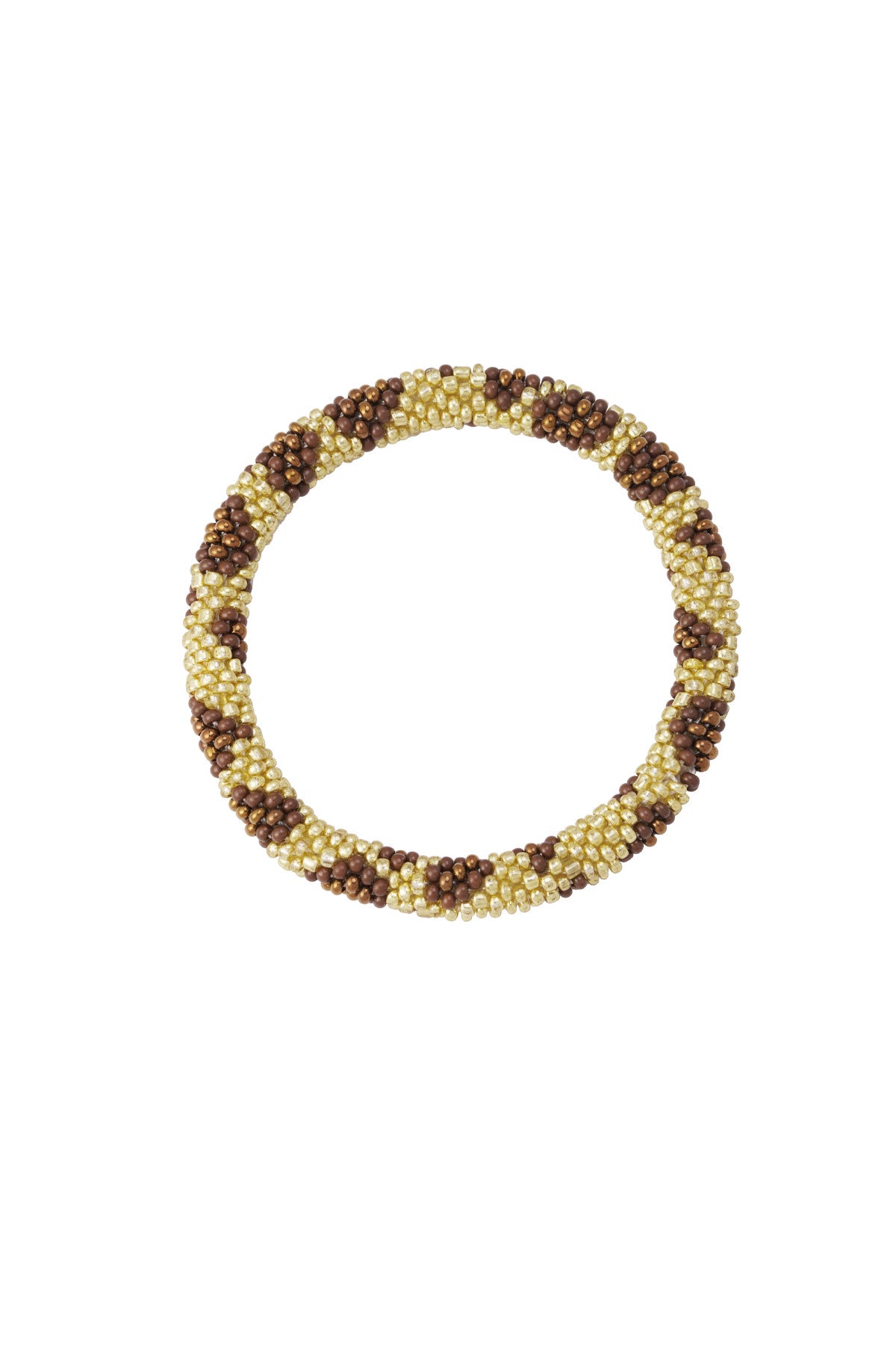 Yehwang: Kralenarmband figuur - bruin