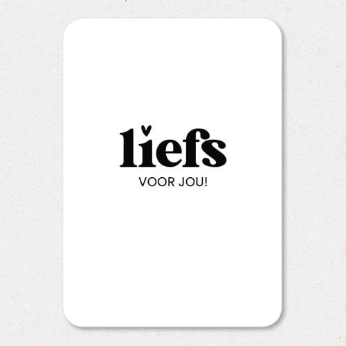Liefz: kaart a6 - Liefs voor jou