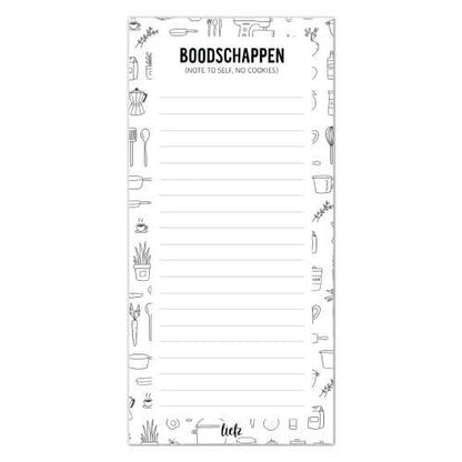 Liefz: Notitieblok | Boodschappen