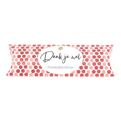 The big gifts: Gondeldoosje Bath Bombs - Dank je wel (kleur versie)