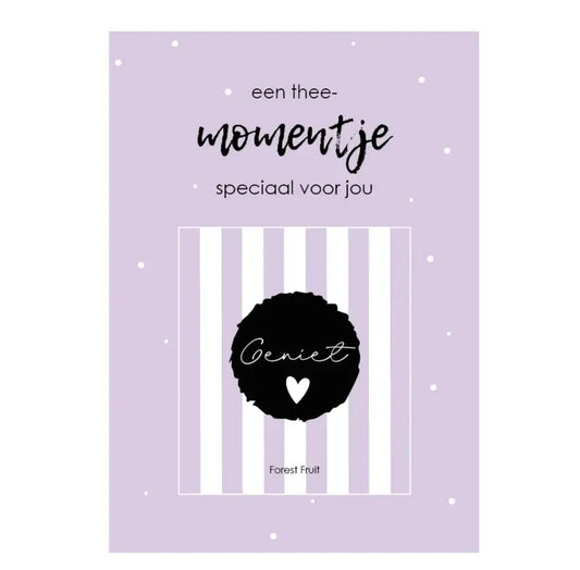 Labelgeluk: Kaart A6 | een thee-momentje speciaal voor jou