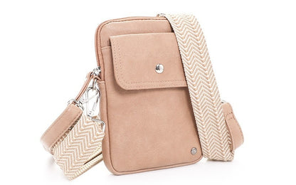 I'm dutch: telefoontasje / schoudertasje Spa - khaki
