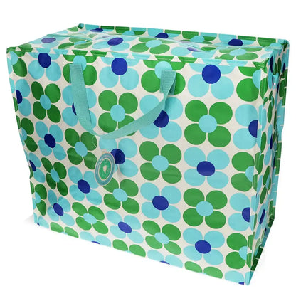 Rex London: XL zak - bloemen groen en blauw