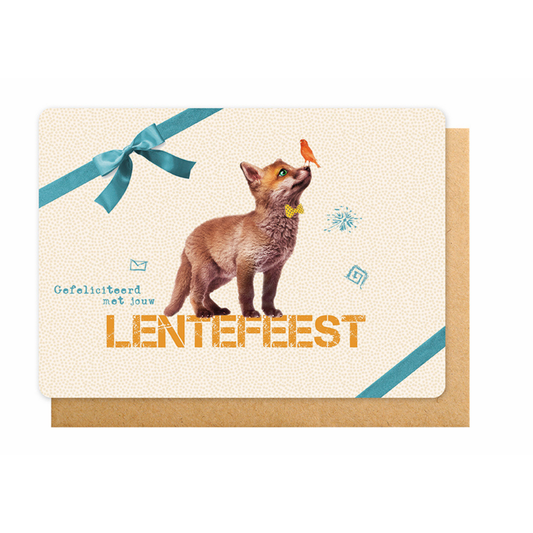 Enfant terrible: wenskaart - Gefeliciteerd met jouw lentefeest