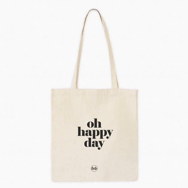 Liefz: Katoenen tas | Oh happy day
