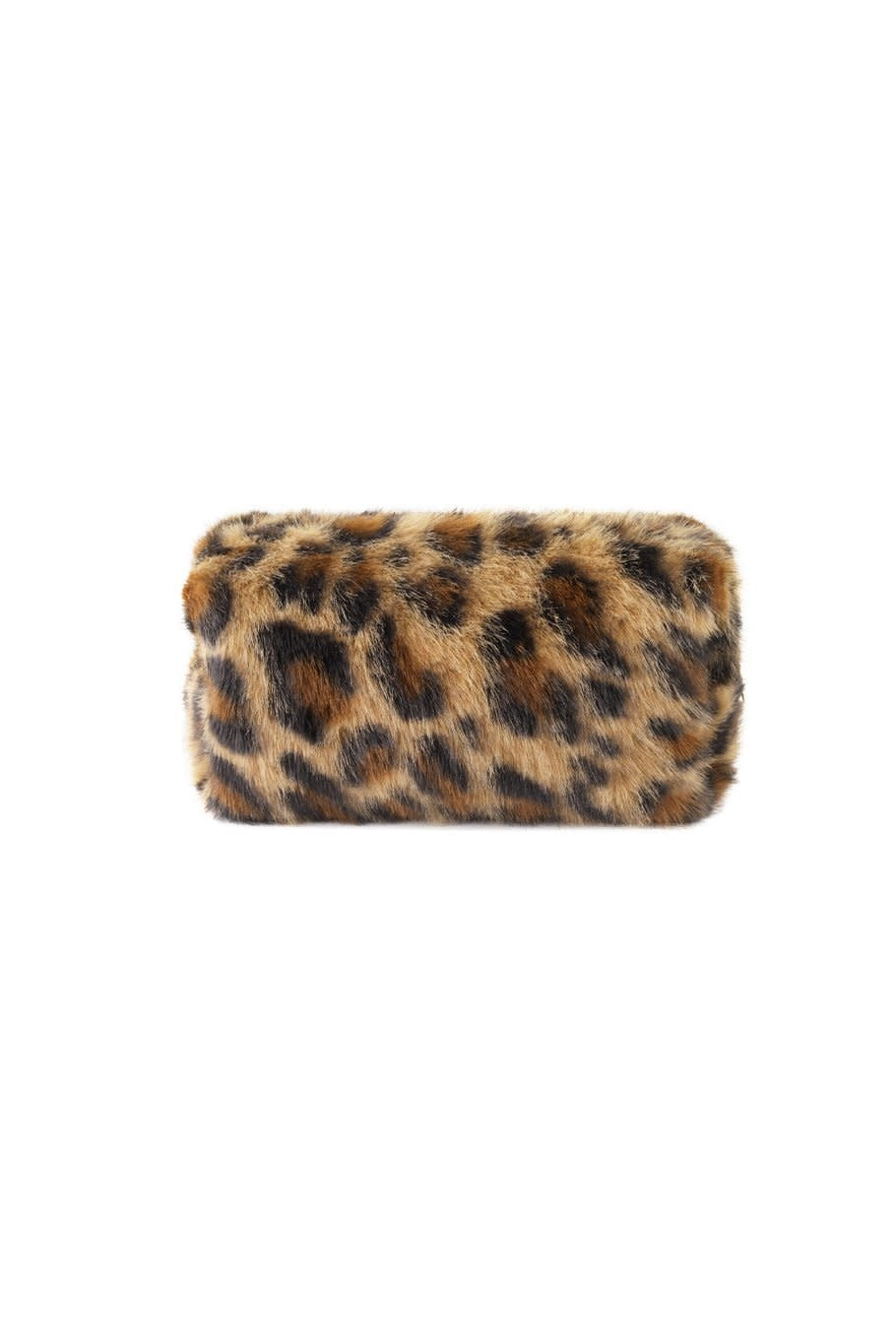 Yehwang: make-up tas zachte luipaard - khaki (1)