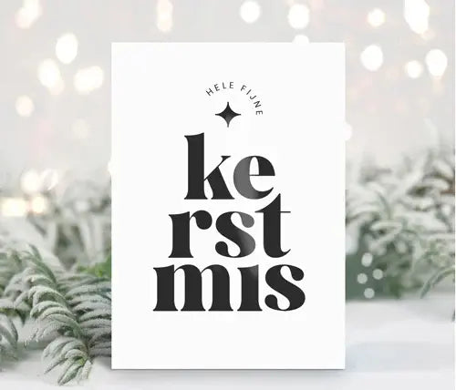 Liefz: kaart a6 - Fijne Kerstmis