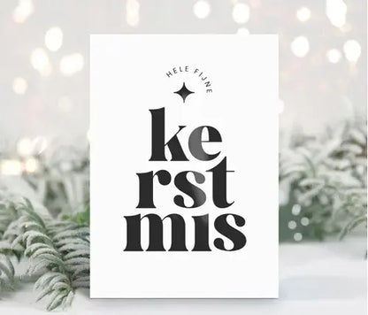 Liefz: kaart a6 - Fijne Kerstmis