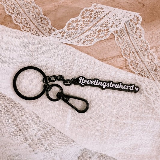 Winkeltje van anne: sleutelhanger - Lievelingsleukerd