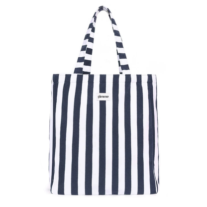 Yehwang: totebag, shopper in badstof - donkerblauw