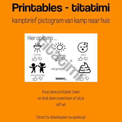 titatimi - printable - bundel kamppost