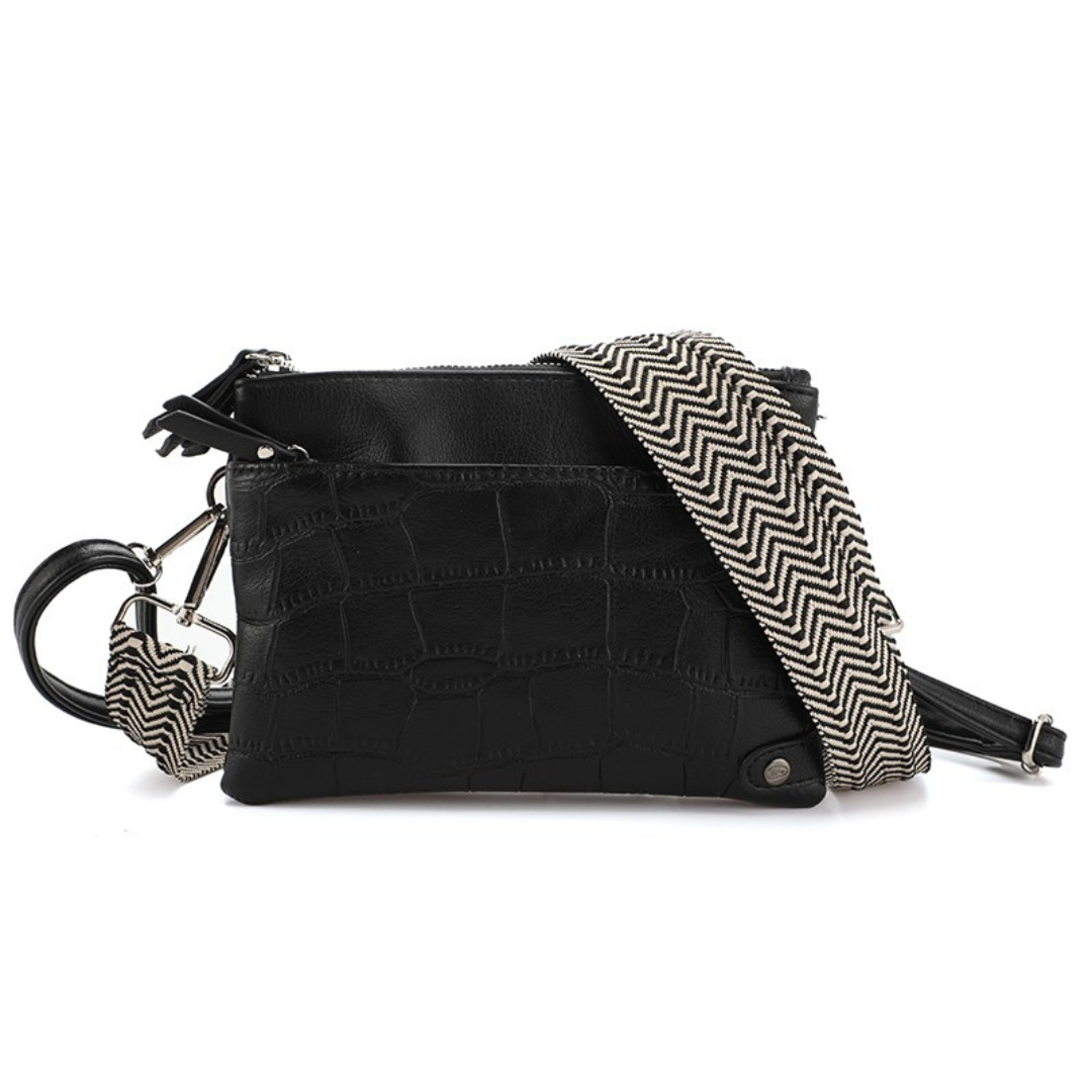 I'm dutch: Handtas - Black crossbodytas en schoudertasje Gent