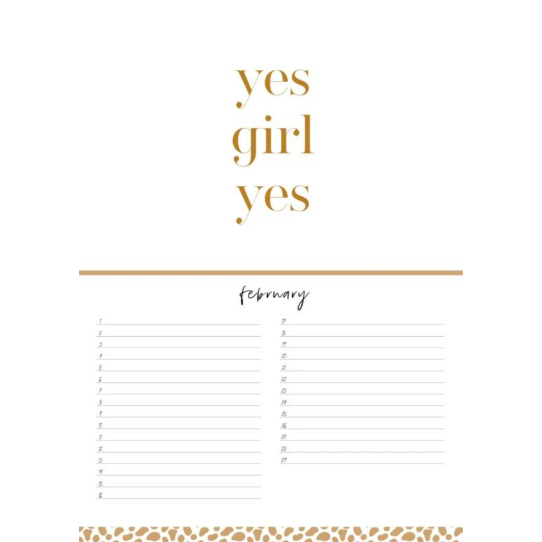 Stationery & gift: Verjaardagskalender 'Awesome'