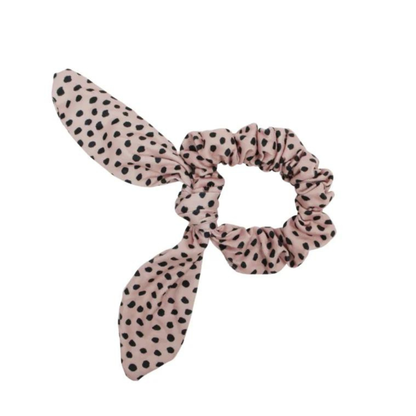 Van Pauline scrunchies - Stripe and moon  (per 6)