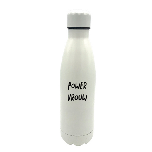 Mail-box: Thermosfles - power vrouw