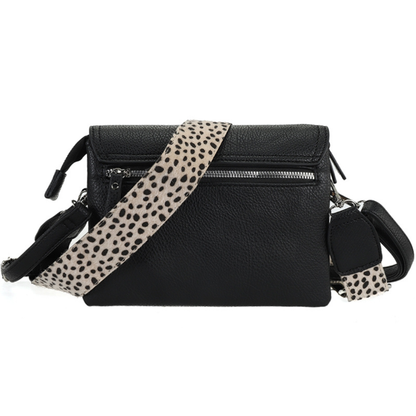 I'm dutch: Handtas - schoudertasje Bremen - Black dot