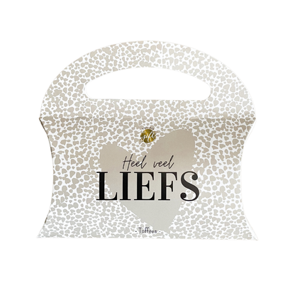 The big gifts: Snoep Tasje – Veel Liefs