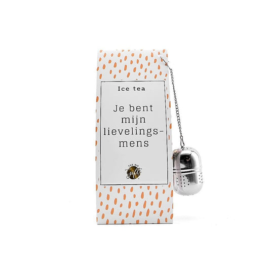 The big gifts: Ice tea giftset 'Je bent mijn lievelings mens'