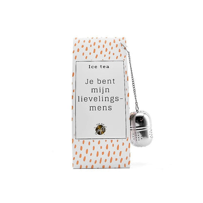 The big gifts: Ice tea giftset 'Je bent mijn lievelings mens'