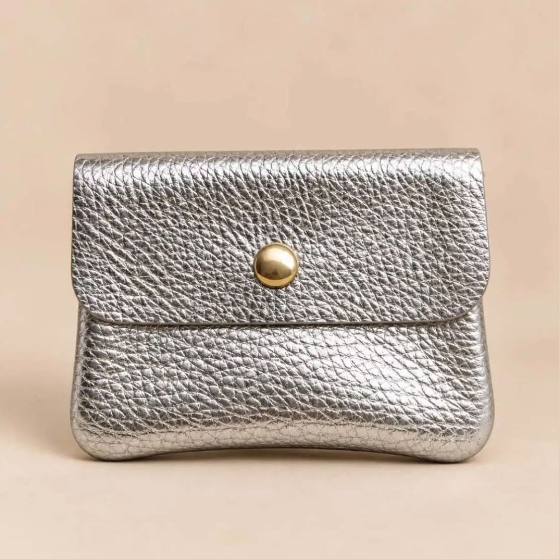 Blush portemonnee klein - zilver metallic