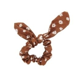 Van Pauline scrunchies dots & daisies (per 5)