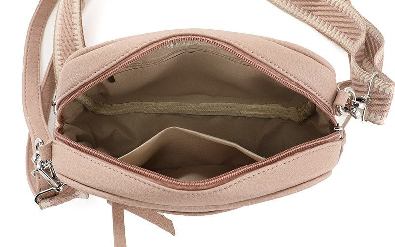 I'm dutch: Handtas - Vintage pink schoudertas Fira