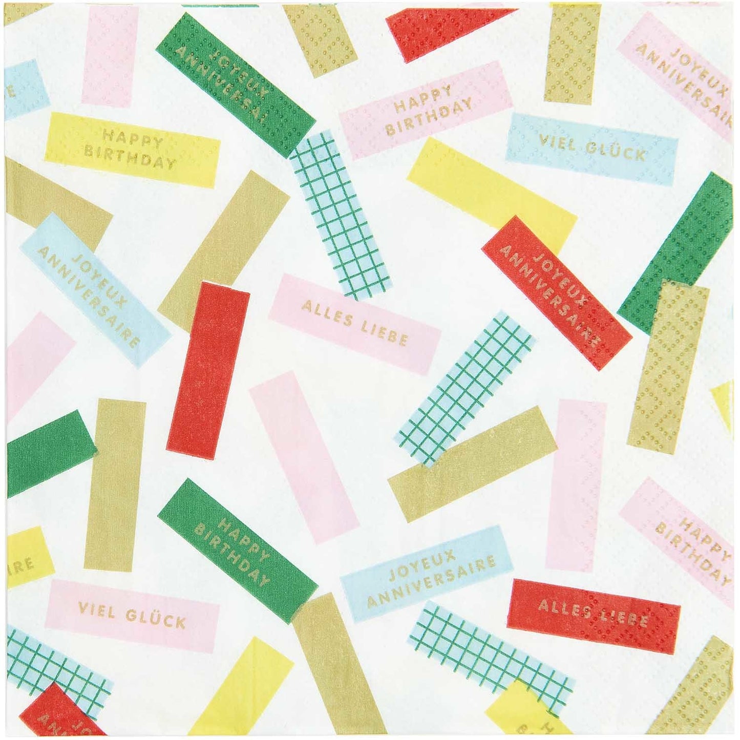 Rico design: servetten - confetti