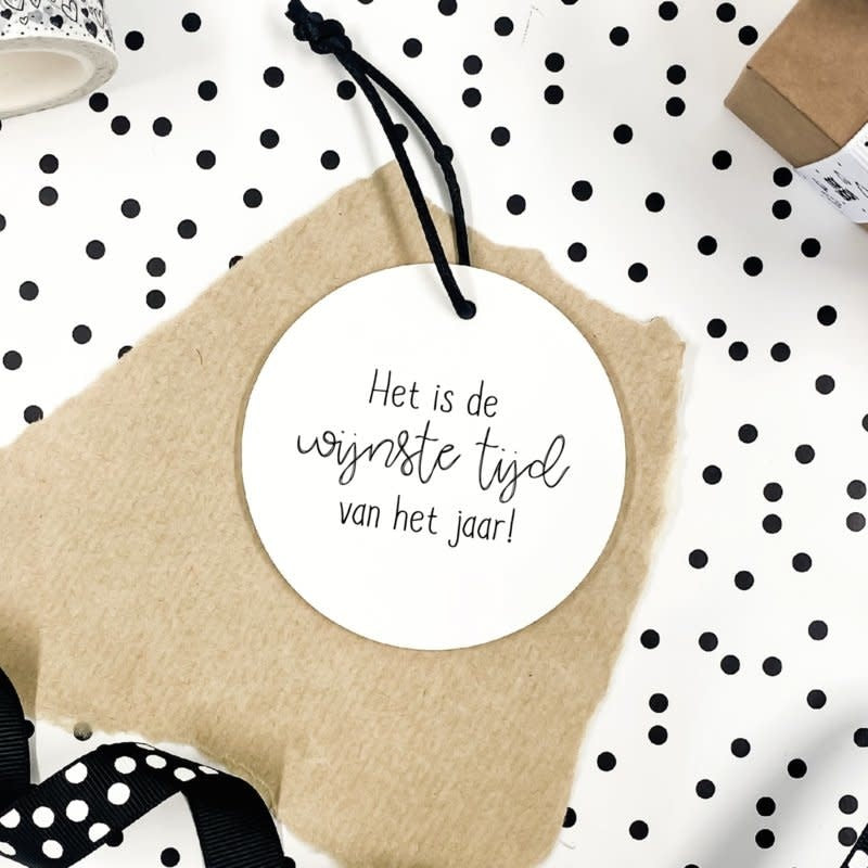 Winkeltje van Anne Mini roundie hanger | Wijnste tijd van het jaar
