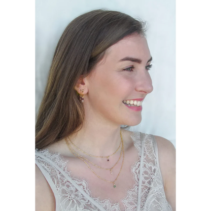 Gouden geboortesteen ketting • een persoonlijk cadeau met betekenis