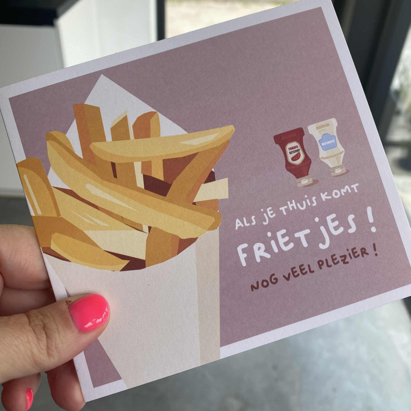 Hil Claesen: kaart - frietjes