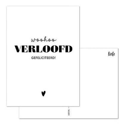 Liefz: Kaart a6 | Woohoo Verloofd
