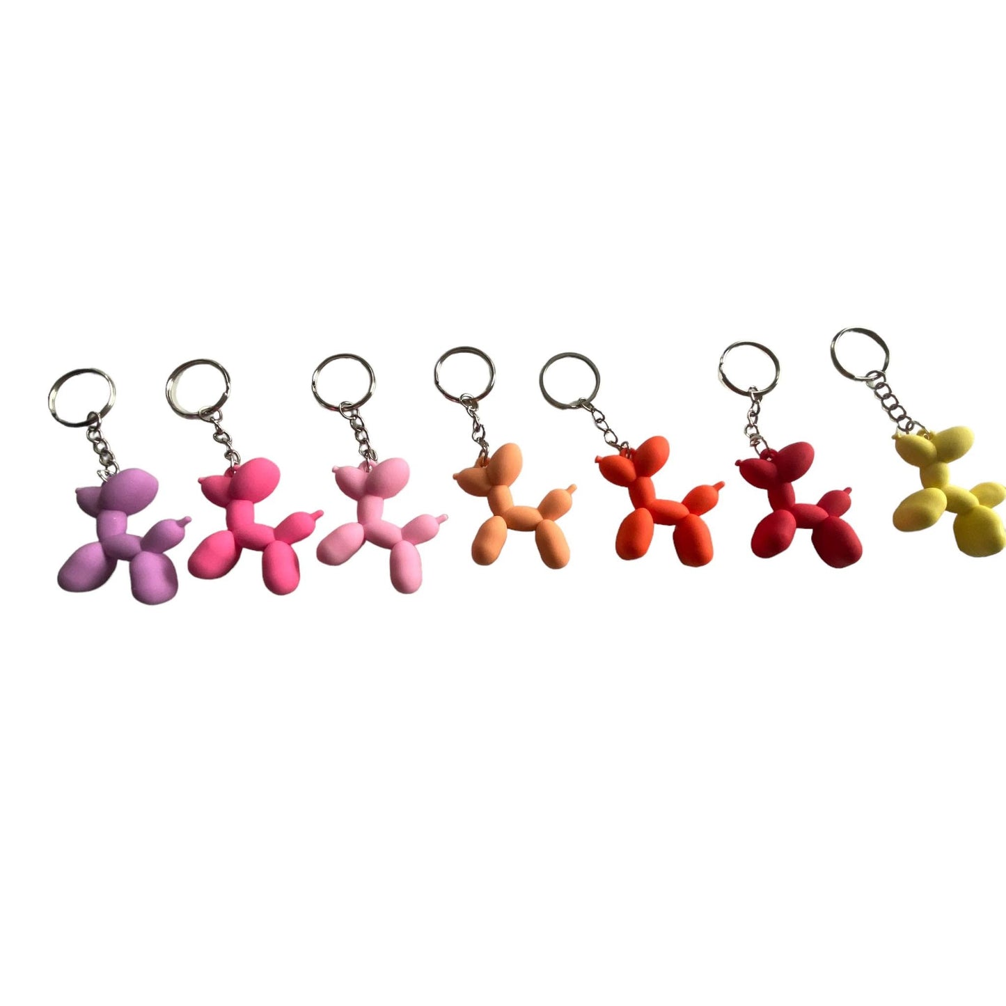 Sleutelhanger ballonhond rubber