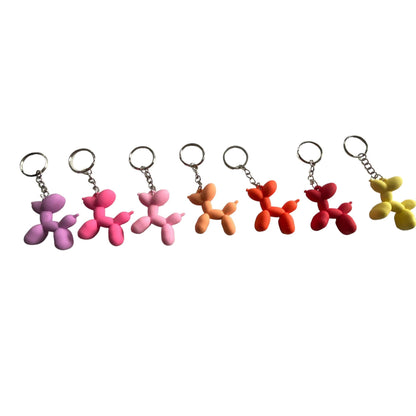 Sleutelhanger ballonhond rubber