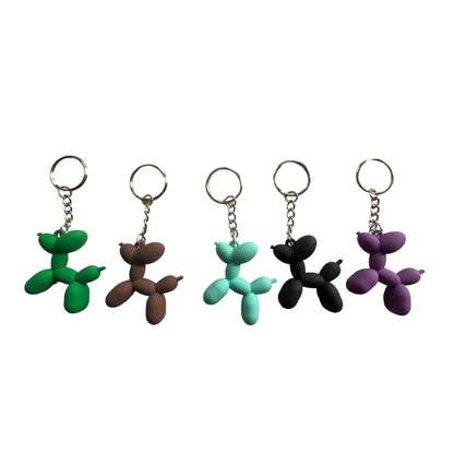 Sleutelhanger ballonhond rubber (1)