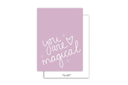 Nynke Ontwerpt: Kaart a6 | You Are Magical