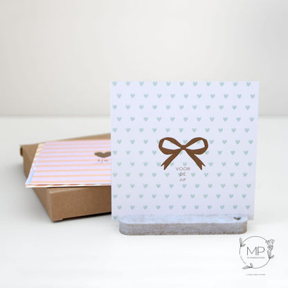 My paperstation:  Complimentjes voor de juf