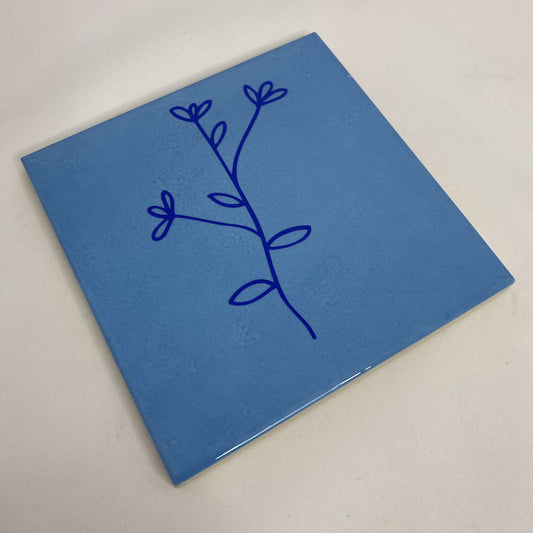 Tegeltje - droogbloemetje