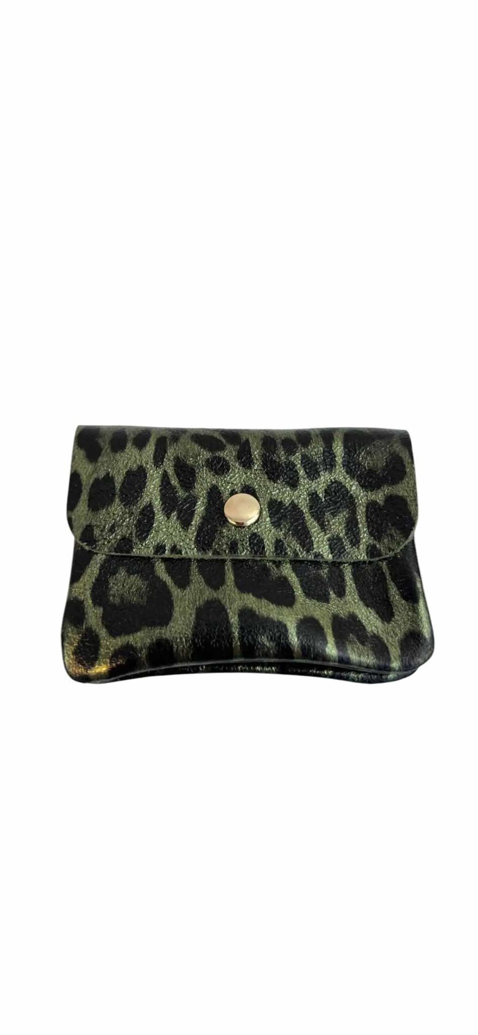Wauw: Blush portemonnee klein leopard - groen
