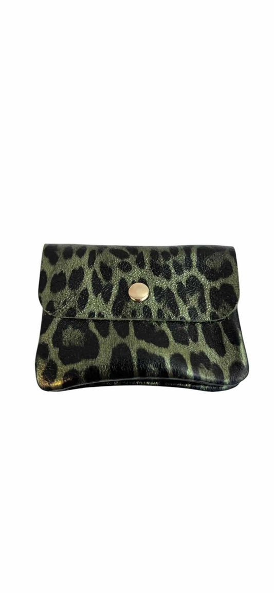 Wauw: Blush portemonnee klein leopard - groen
