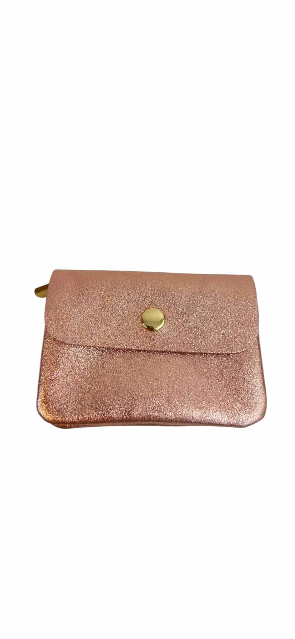 Wauw: Blush portemonnee klein metallic koper