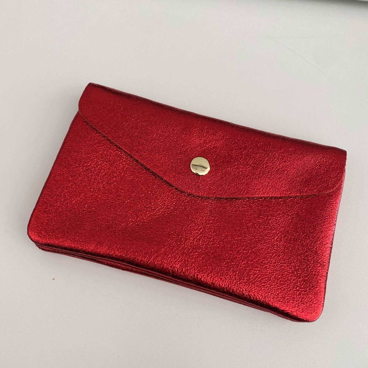 Wauw: Blush portemonnee groot - metallic rood